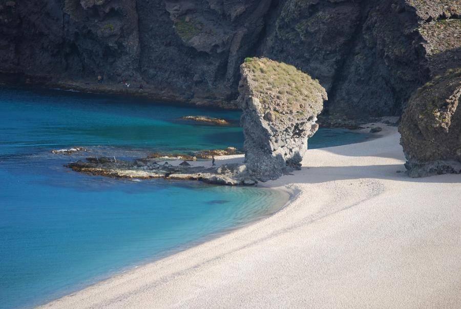 Villa Rocio, 1ª Linea Playa Y Parque Natural - Planta Baja Cabo De Gata المظهر الخارجي الصورة